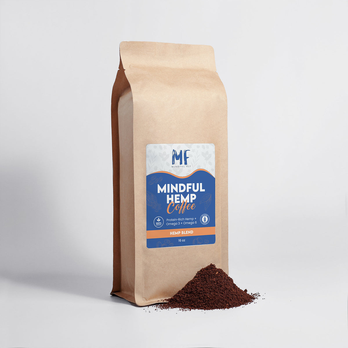 Mindful Hemp Coffee Blend - Medium Roast (16oz)