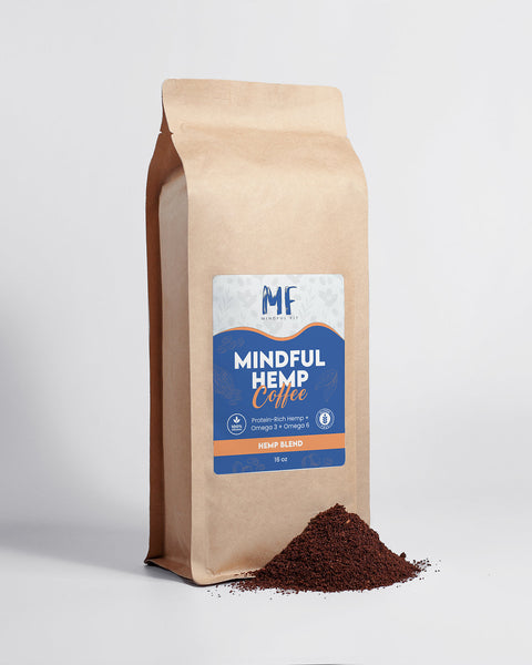 Mindful Hemp Coffee Blend - Medium Roast (16oz)