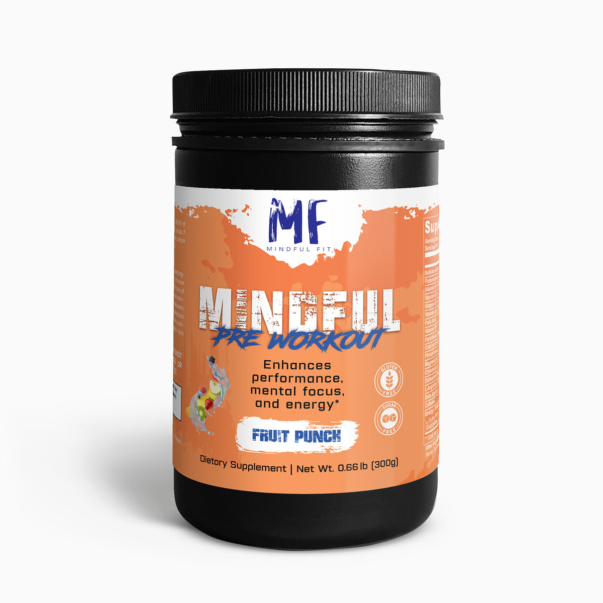 Mindful Nitric Shock Pre-Workout (Fruit Punch)