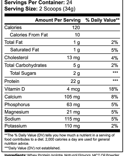 Mindful Whey Isolate (Vanilla)