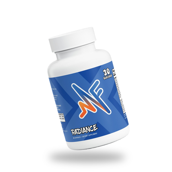 Mindful Radiance Hair, Skin & Nails supplement bottle